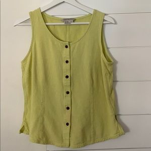 cute lime colored tank top for the summer!